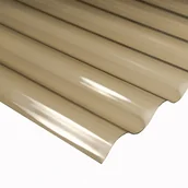 Pokrycia dachowe - Płyta z poliwęglanu dymna brąz fala 76/18, 840 x 2500 Robelit - miniaturka - grafika 1