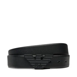 Pasek Męski Emporio Armani Y4S642 YQ48K 81386 Czarny - Paski - miniaturka - grafika 1