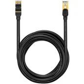 Kable miedziane - Kabel sieciowy Baseus Ethernet RJ45, 10Gbps, 15m (czarny) - miniaturka - grafika 1