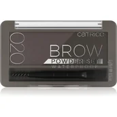Akcesoria i kosmetyki do stylizacji brwi - Catrice Brow Powder Set Waterproof 020 paletka do brwi 4g - miniaturka - grafika 1