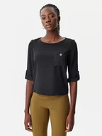 Bluzki damskie - Rinascimento Bluzka CFC0122605003 Czarny Regular Fit - miniaturka - grafika 1