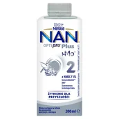 Mleko modyfikowane - NAN OPTIPRO Plus 2 HMO Mleko następne w płynie dla niemowląt powyżej 6. miesiąca 200 ml - miniaturka - grafika 1