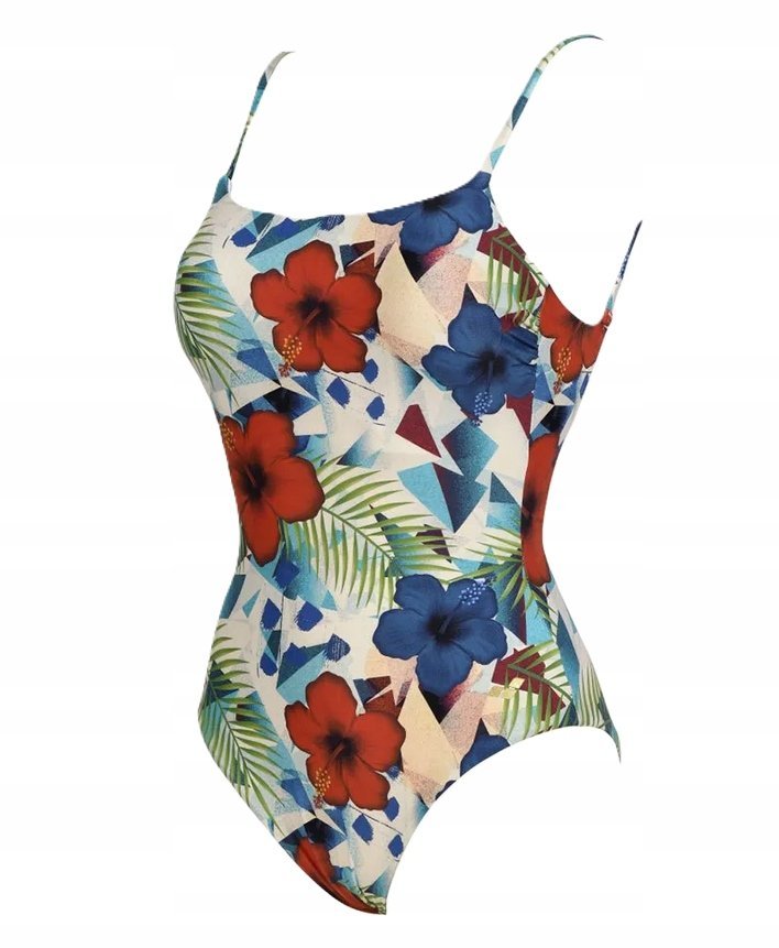 strój kąpielowy jednoczęściowy arena U Back Allover wielokolorowy r. 40