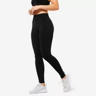 Spodnie sportowe damskie - Legginsy fitness damskie Domyos Push Up - miniaturka - grafika 1