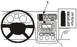 ProClip do Volkswagen Eos 07-15 - Uchwyty samochodowe do telefonów - miniaturka - grafika 1