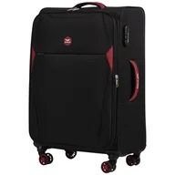 Walizki - Walizka miękka średnia DIPPER Wings 24" BLACK - miniaturka - grafika 1