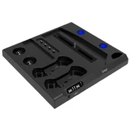 Akcesoria do Playstation - Wielofunkcyjna podstawka chłodząca do konsoli PS5 iPega PG-P5028 (czarna) - miniaturka - grafika 1