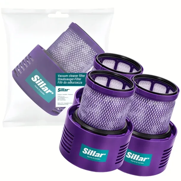 3x Filtry wkład zmywalny do odkurzacza pionowego Dyson V10 Absolute Cyclone