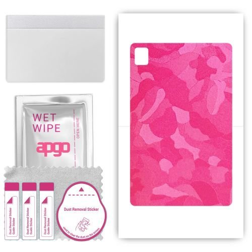 folia naklejka skórka strukturalna na TYŁ do TCL 10 TabMax 4G - Moro Camo Różowy - apgo SKINS
