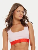 Bielizna sportowa damska - Versace Biustonosz top 1013323 1A10011 Różowy - miniaturka - grafika 1