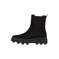 Botki damskie - Damskie Sztyblety G-STAR RAW NOXER CHS NUB W GST2241-020719-0999 – Czarny - miniaturka - grafika 1