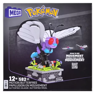 MEGA Pokemon Butterfree Funkcja Ruchu HKT22 - Klocki - miniaturka - grafika 2
