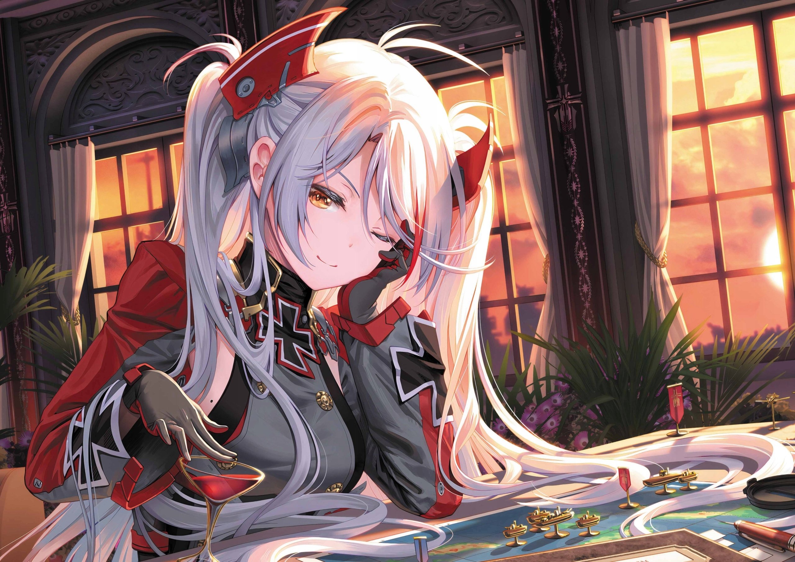 Plakat A2 anime gra Azur Lane