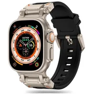 Akcesoria do smartwatchy - Pasek do APPLE WATCH 4 / 5 / 6 / 7 / 8 / 9 / SE / ULTRA 1/2 (44 / 45 / 49 MM) Tech-Protect Delta Pro black-titanium - miniaturka - grafika 1
