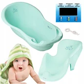 Wanienki dla dzieci - WANNA DLA DZIECKA TEGA BABY WANIENKA KOREK TERMOMETR LEŻACZEK "ZESTAW 4w1" - miniaturka - grafika 1
