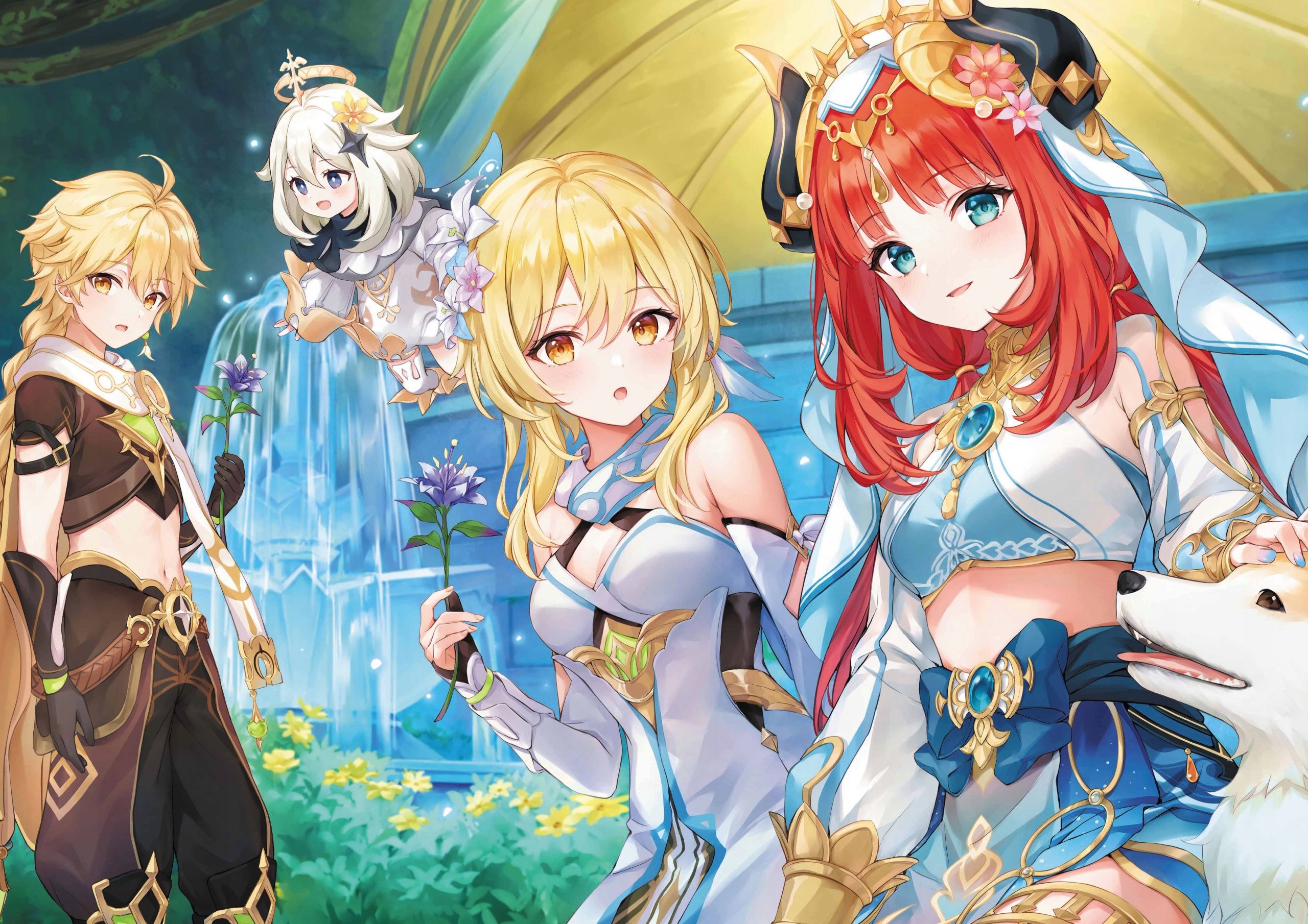 Plakat A1 Genshin Impact Anime Gra Nilou Traveler