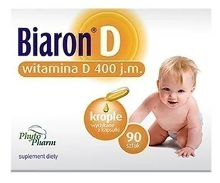PHYTOPHARM KLĘKA S.A. Bioaron Witamina D 90 Kapsułek Twist-Off - Witaminy i minerały - miniaturka - grafika 1