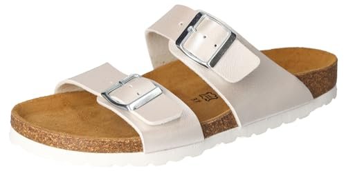 Cosmos Comfort Damskie kapcie 6108-701, srebro, 38 EU