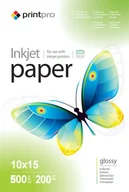 Papier do drukarek - Papier Fotograficzny PrintPro Błyszczący 10x15 200g 500 szt - miniaturka - grafika 1