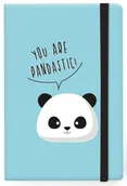 Notesy i bloczki - Notes A5 w twardej okładce z pandą 96k - miniaturka - grafika 1