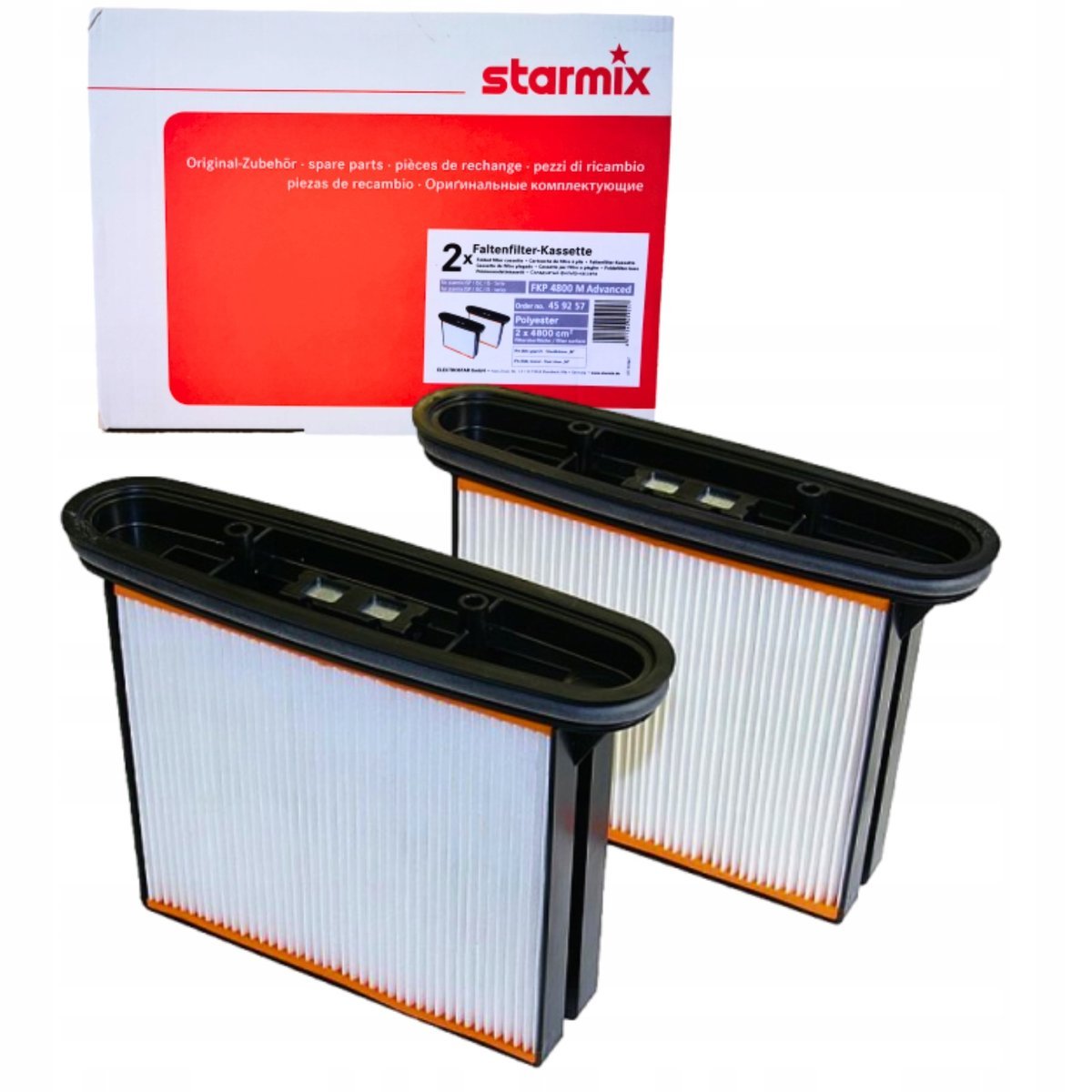 Filtr poliestrowy FKP 4800 M 2szt Starmix SX459257