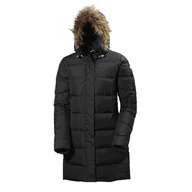 Kurtki damskie - Damska Kurtka zimowa pikowana HELLY HANSEN W ADEN DOWN PARKA 54429_990 – Czarny - miniaturka - grafika 1