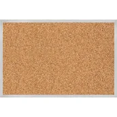 Tablice i flipcharty - Tablica korkowa 40 x 60 cm srebrny - miniaturka - grafika 1