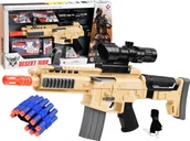 Zabawki militarne - Jokomisiada Karabin na naboje piankowe strzela świeci ZA3999 - miniaturka - grafika 1