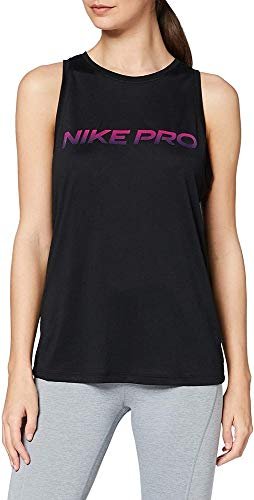 Nike W NK Dry Tank LEG NOVELTY top, czarny (thunder grey), 2XL
