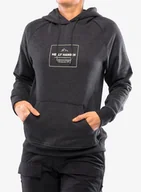 Bluzy sportowe damskie - Bluza damska Helly Hansen F2F Organic Cotton Hoodie - ebony melange - miniaturka - grafika 1