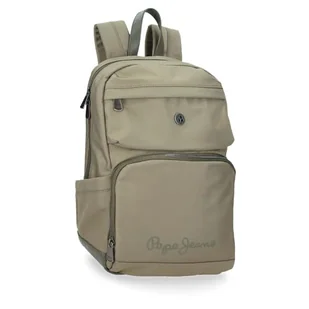 Pepe Jeans Corin Plecak na laptopa 13,3" Zielony 25x37x10 cms Poliester i PU 9,25L by Joumma Bags, Zielony, Talla única, Plecak na laptopa - Torby na laptopy - miniaturka - grafika 1