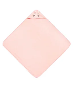 Bathfriends Okrycie Kąpielowe 100X100 Królik Pink - Okrycia kąpielowe dla dzieci - miniaturka - grafika 1