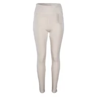 Legginsy - Damskie Legginsy GUESS ALLIE SCUBA LEGGING PANT V3RB17K7UW2-G6K5 – Beżowy - miniaturka - grafika 1