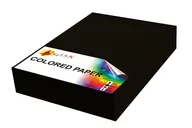 Szkolne artykuły papiernicze - Papier kolorowy A4 80g czarny 500 arkuszy - miniaturka - grafika 1
