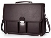 Teczki i aktówki - Solome, Aktówka Wexford, Brązowa - miniaturka - grafika 1