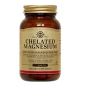 Witaminy i minerały dla sportowców - SOLGAR SOLGAR Chelated Magnesium 100tabs - miniaturka - grafika 1