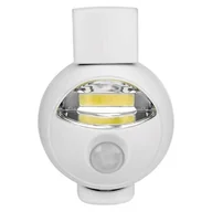 Lampy stojące - Lampka nocna EMOS Cob P3311 z czujnikiem PIR Biały - miniaturka - grafika 1