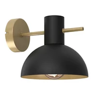 Lampy ścienne - Nowoczesna, złoto-czarna lampa ścienna LX 4284 z serii ESTATE MNI - miniaturka - grafika 1