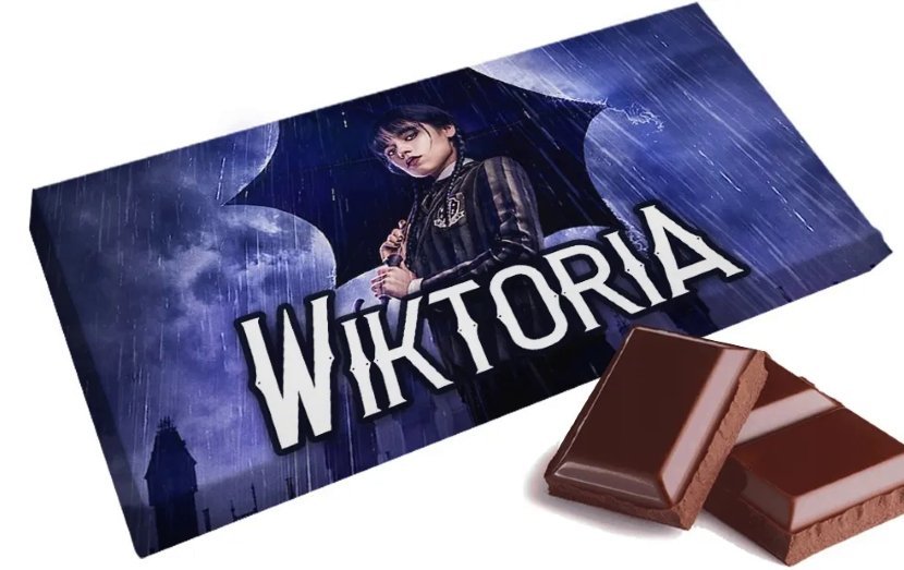 Czekolada WEDNESDAY ADDAMS - idealny prezent na każdą okazję