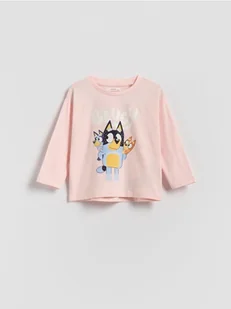 Reserved - Koszulka Bluey - pastelowy róż - Bluzki dla niemowląt - miniaturka - grafika 1