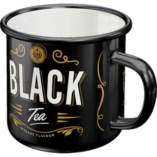 Emaliowany Kubek Black Tea - Gadżety do domu - miniaturka - grafika 1