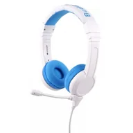 Słuchawki - BuddyPhones BP-SCHOOLP-BLUE Biało-Niebieskie - miniaturka - grafika 1