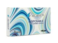 Soczewki kontaktowe - Horien, Disposable, Soczewki miesięczne -1.50 krzywizna 8,6, 3 szt. - miniaturka - grafika 1