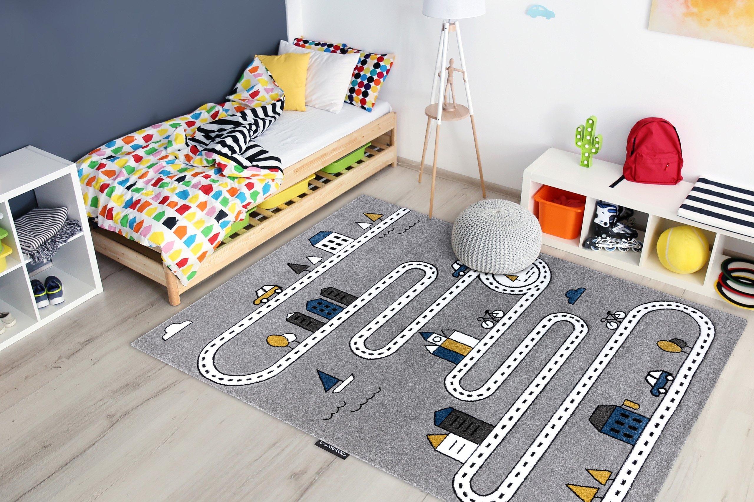 Dywan PETIT STREET ULICE szary 200x290 cm