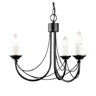 Lampy sufitowe - Żyrandol Essen - CB3 BLACK - miniaturka - grafika 1