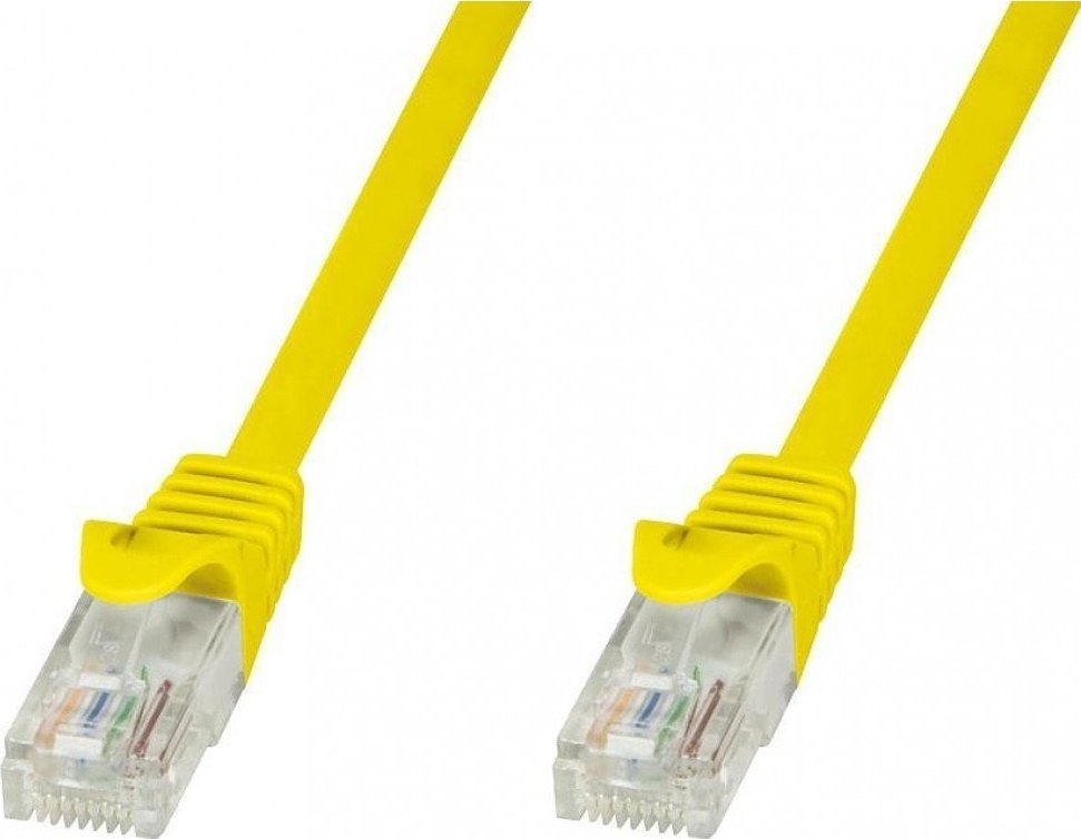 Techly Techly Patch cord Cat5e UTP 20m żółty CCA