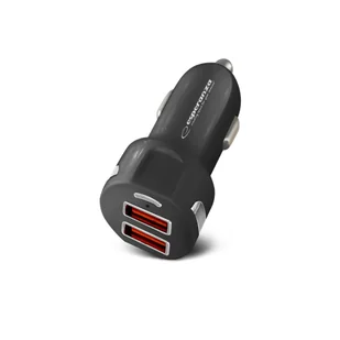 EZC110K Esperanza ładowarka samochodowa 36w 2x usb-a 18w - Ładowarki samochodowe - miniaturka - grafika 1