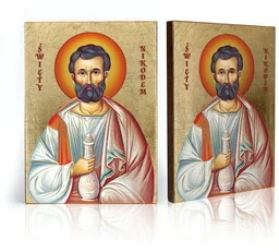 Ikona religijna Święty Nikodem - Ikony i obrazy sakralne - miniaturka - grafika 1