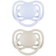 Smoczki uspokajające - Smoczek CANPOL BABIES DentalAir 18 m+ Niebiesko-szary (2 sztuki) - miniaturka - grafika 1