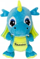 Maskotki i pluszaki - Maskotka Smok Dinozaur Kraków błękitny - 31cm - miniaturka - grafika 1